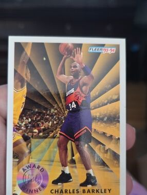 Charles Barkley Phoenix Suns Basketball Card - Purple and Orange